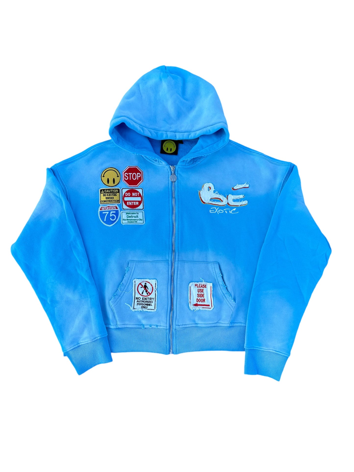 Exotic Patch Work Hoodie