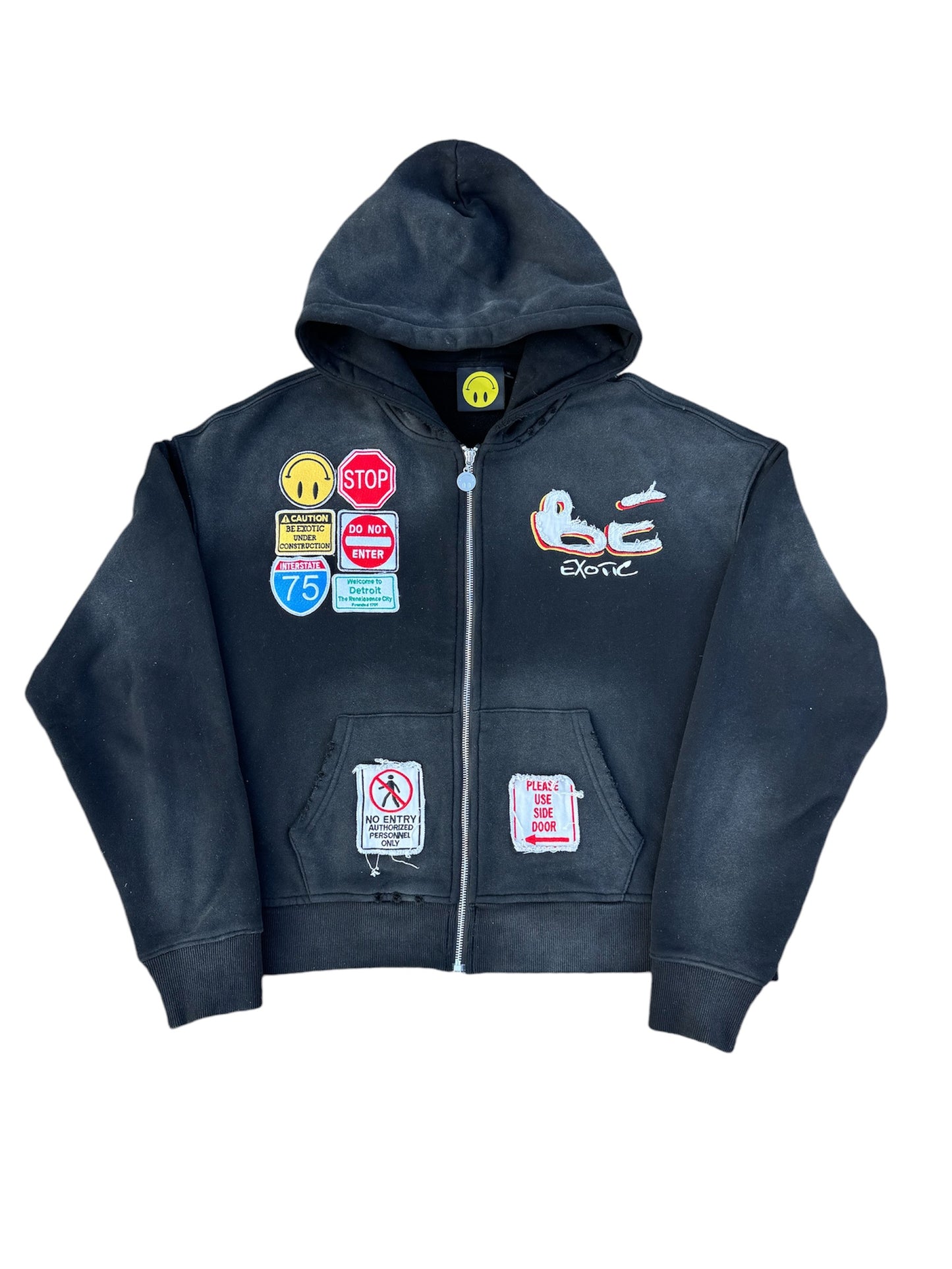 Exotic Patch Work Hoodies