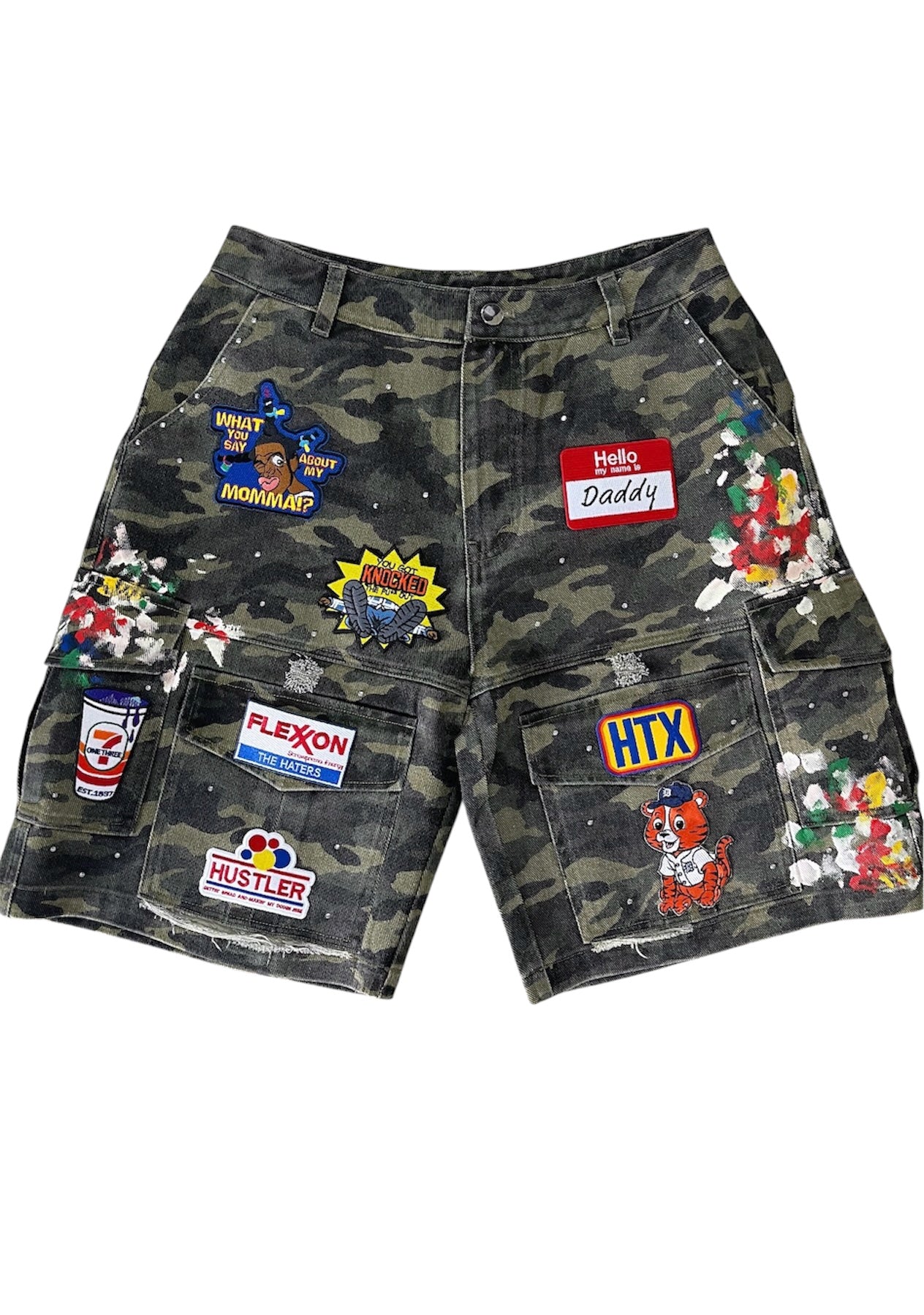 Camo Cargo Shorts