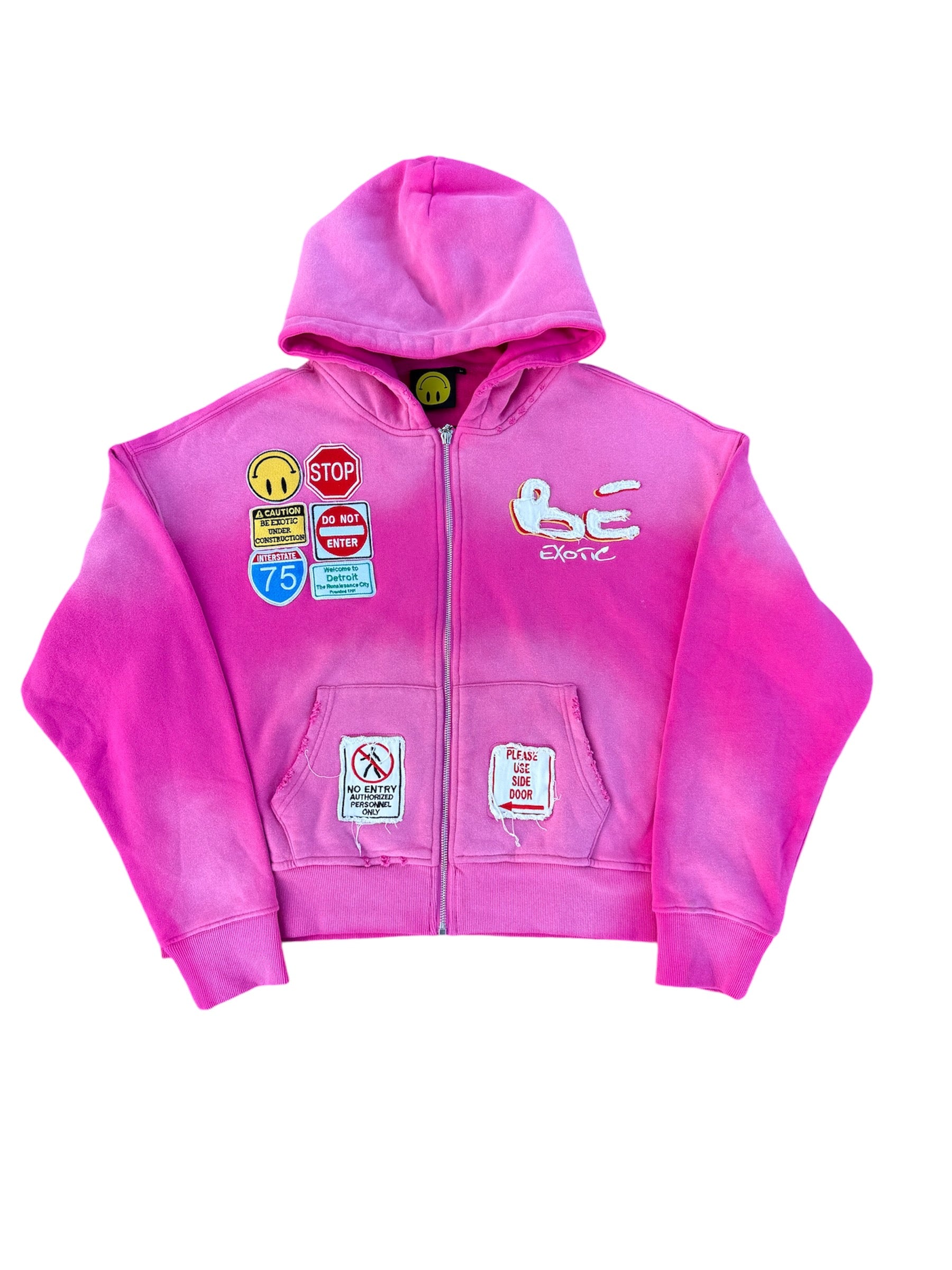 Exotic Patch Work Hoodie